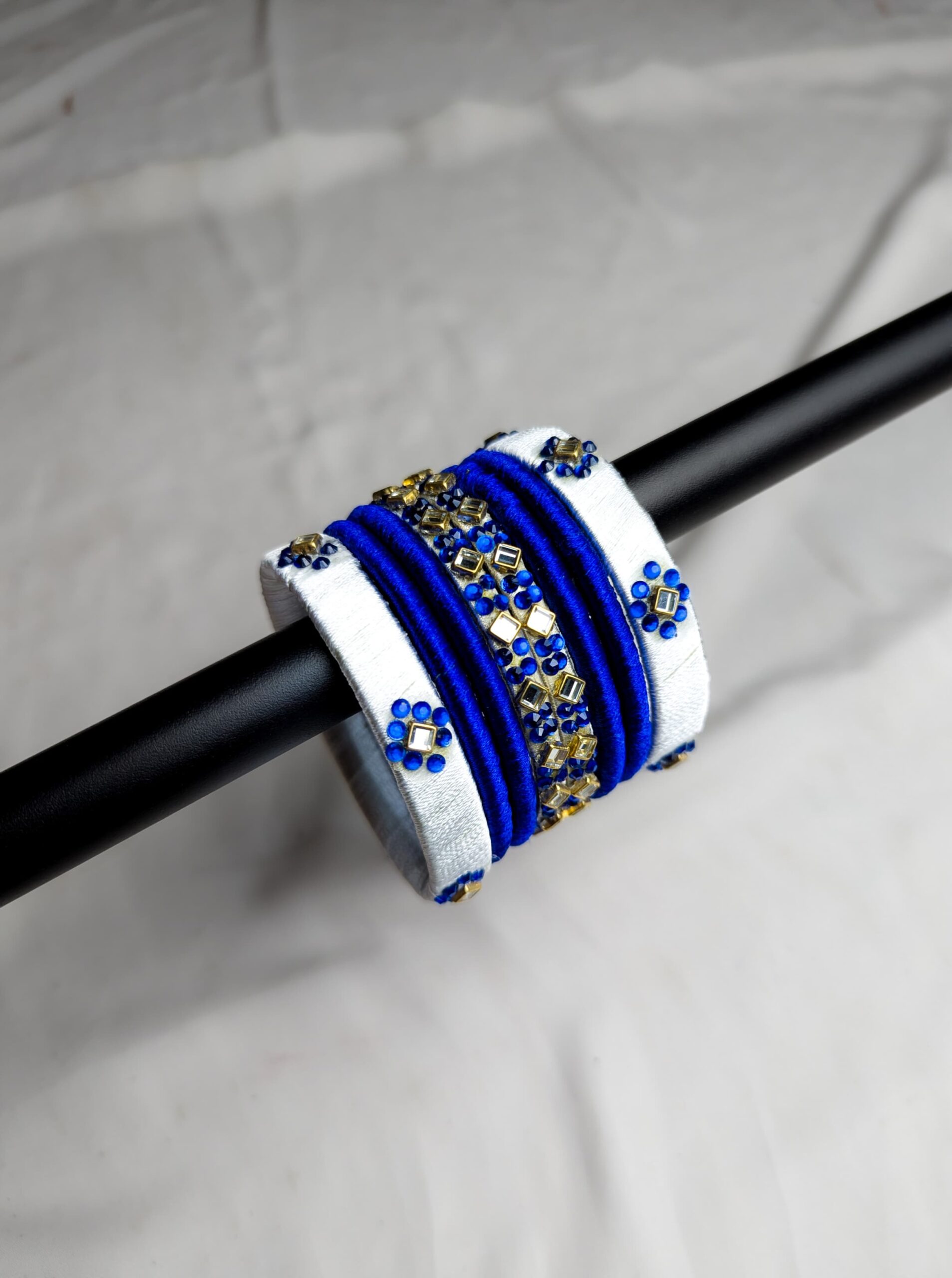 সিল্ক থ্রেড চুরি সেট -Silk Thread Bangles Set