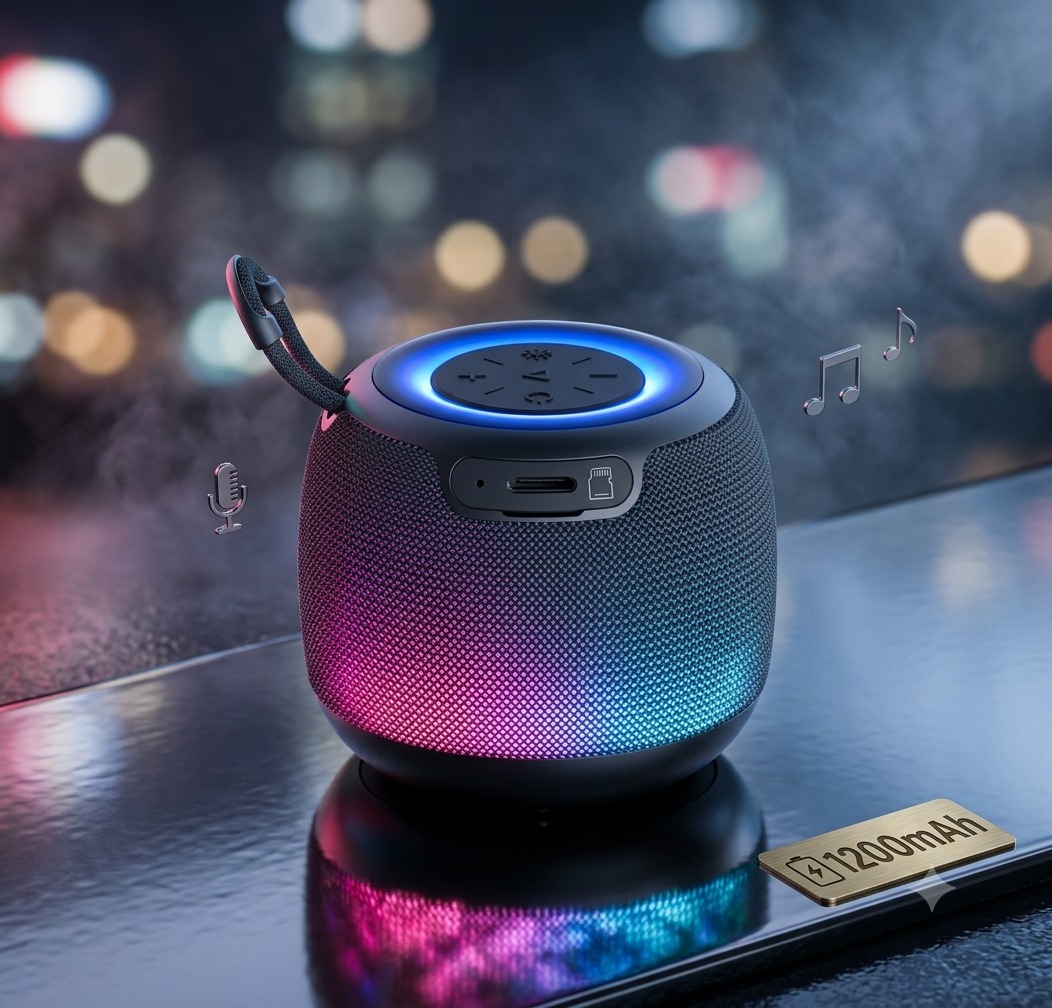GEEOO S-10 Premium Wireless Speaker with RGB Light