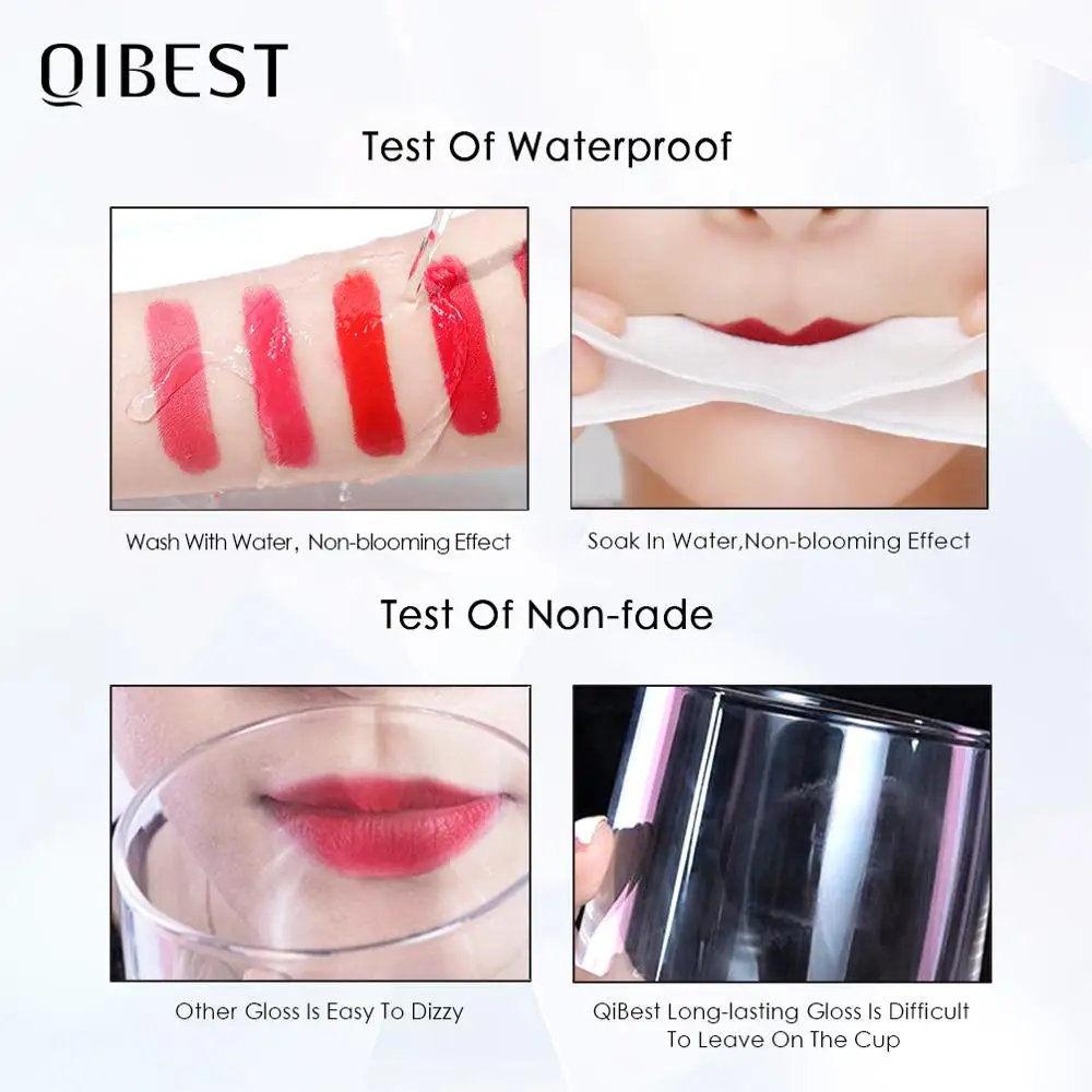 Hot Velvet Matte Nude Lip Gloss Sexy Long Lasting Non-stick Cup Nude Red Liquid Lipstick Waterproof Make-up for Women Cosmetics - Image 6