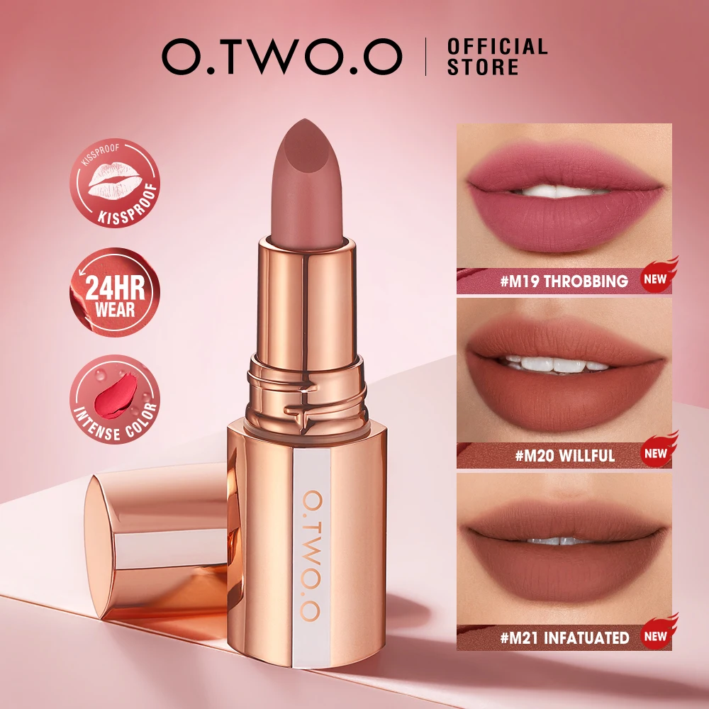 Matte Lipstick Lip Tint 8 Colors Waterproof Long Lasting Non-stick Cup Sexy Highly Pigmented Velvet Lip Sticks Lip Stain