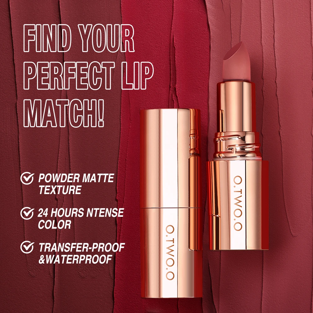 Matte Lipstick Lip Tint 8 Colors Waterproof Long Lasting Non-stick Cup Sexy Highly Pigmented Velvet Lip Sticks Lip Stain - Image 3