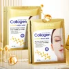 1PCS Collagen Anti Wrinkle Facial Mask Anti Aging Fade Fine Lines Firm Skin Moisturizing Brightening Skin Care Korean Cosmetics